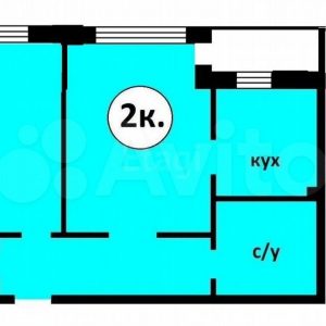 2-к. квартира, 61,4 м², 5/5 эт.