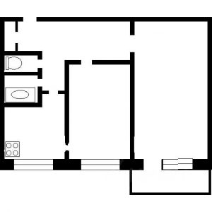 2-к. квартира, 50 м², 13/16 эт.